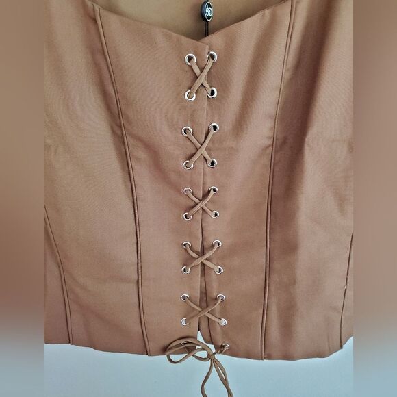 Brown Corset-Style Vest - Picture 5 of 8